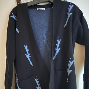 Sandro lightening strike cardigan
